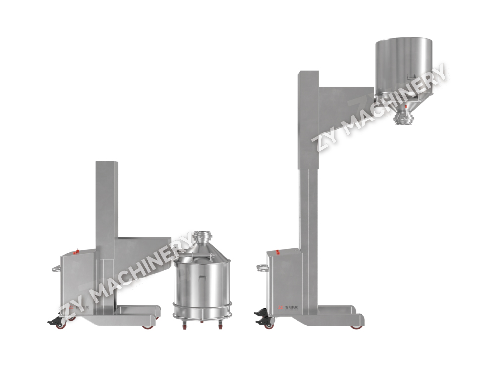 Máy cấp liệu nâng bằng kính thiên văn di động NTS